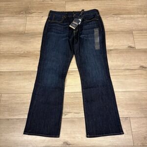 Cremieux Premium Denim Bootcut Jeans Dark Blue Wash 36x32